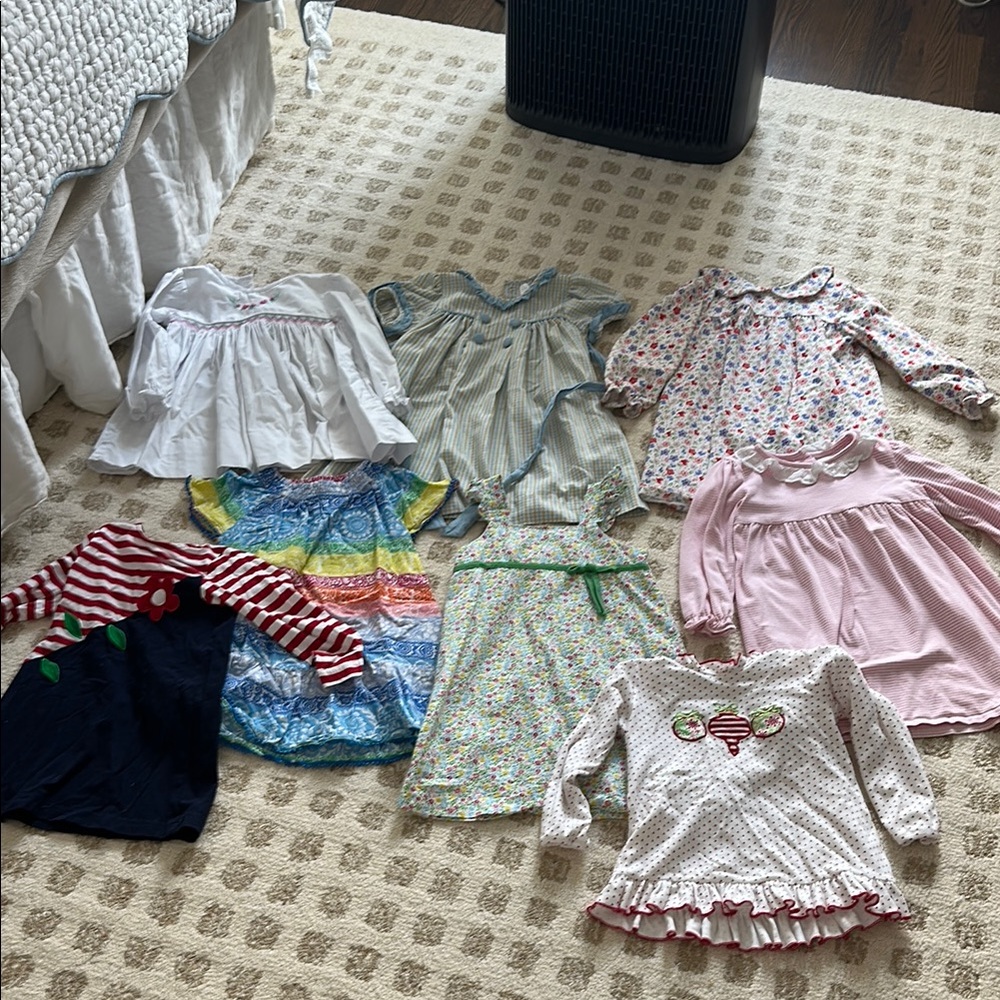 Colorful Baby Girl Dresses Set